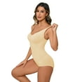 thumbnail image 2 of Bodysuit for Women Tummy Control Shapewear Seamless Sculpting Thong Body Shaper Tank Top, 2 of 10