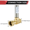 thumbnail image 2 of Protector de martillos de agua EFIELD S-241 de acero inoxidable (paquete de 2), 2 of 6