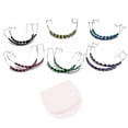 thumbnail image 2 of 1 par falsos soportes soportes coloridos para los dientes alambres de metal temporales soporte de metal ligaduras ortodoncias lazos dentales, 2 of 5
