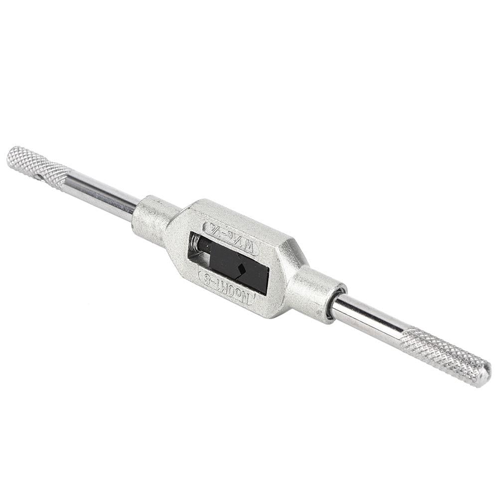 Screw Thread Taper Standard Wrench,130mm Adjustable Engineers Tap Wrench Holder Suitable for M1-M8 Metric 
