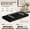 Black, variant on 55 Inch Floating Wall Shelf, 12 Inch Deep Large Floating Shelf for Fireplace Mantel, 2 Inch Thick Oak Color Shelf for Living Room Bedroom, 1 Pack