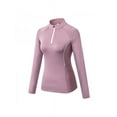thumbnail image 4 of Skyllee Zip Pullover Women Long Sleeve Running Jacket Workout Yoga Quick-Drying Shirts S-2XL, 4 of 7