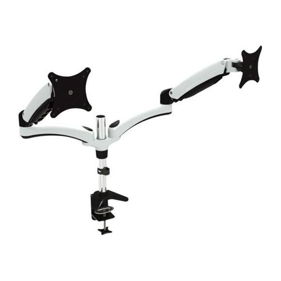 Amer HYDRA2 - Mounting kit (articulating arm) - for 2 LCD displays - plastic, aluminum, steel - screen size: 15"-28" - wall-mountable, desktop