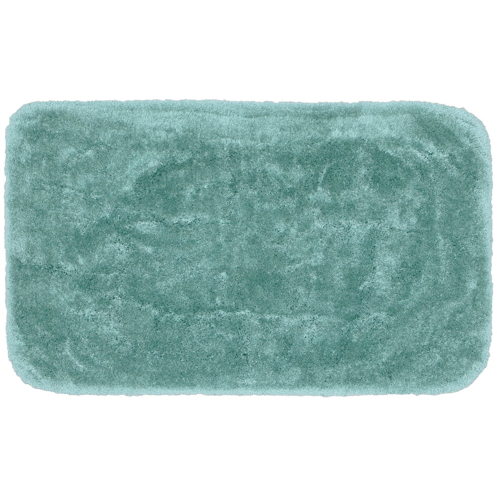 Garland Rug Finest Luxury Ultra Plush Washable Bath Rug Sea Foam, 30