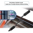 thumbnail image 2 of Langgg Solar Panel Cable Waterproof Adapter For Generator Connection 2 Pairs Of Solar Flat Cables 5 meters, 2 of 6