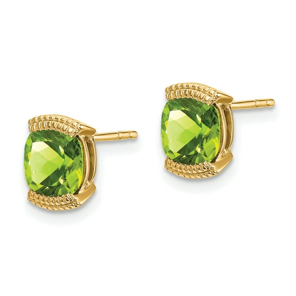 Primal Gold 14 Karat Yellow Gold Peridot Earrings