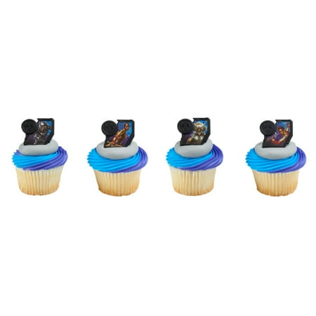 24 Black Panther Streets Of Wakanda Cupcake Cake Rings Birthday