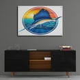 thumbnail image 4 of Epic Art 'Sailfish Illustration' by Flyland Designs, Acrylic Glass Wall Art, 36"x24", 4 of 8