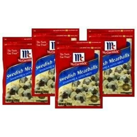 Mccormick Sweedish Meatballs Sauce Mix (2.11 Oz Packets) 4 Pack