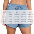 thumbnail image 3 of Wensltd Women Short Drawstring Elastic Waist Summer Beach Casual Shorts, 3 of 5