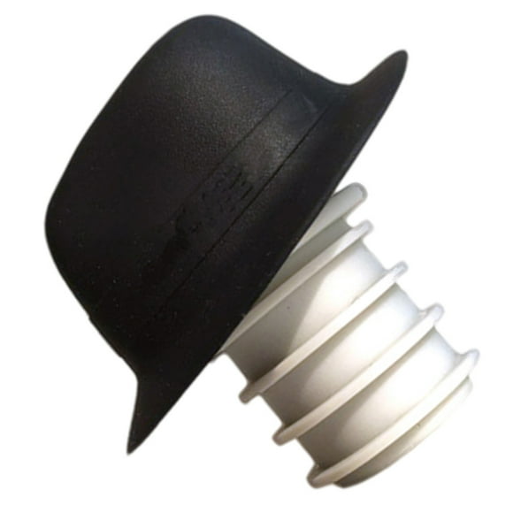 FENGGUIQU 1Ud Tapón De Silicona Negro Para Botella Con De Sombrero Para Sellar Vino Y Cerveza