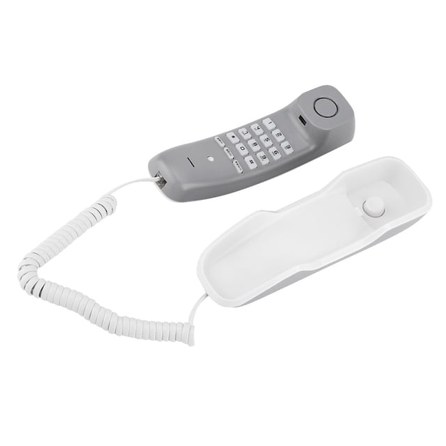 Teléfono De Pared Con Cancelación De Ruido, Rellamada Al último Número, Antiinterferencias, Teléfono Montado En La Pared Para Un Sonido Claro, Función De Pausa, Función De