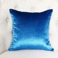 thumbnail image 2 of Plutus Brands Electric Azure Blue Handmade Luxury Pillow, 2 of 3