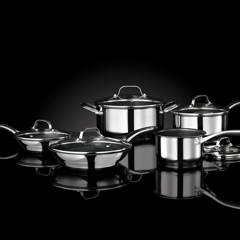 Starfrit 034611-001-0000 Stainless Steel Cookware Set, Silver - 10