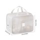 thumbnail image 3 of Bolsa de cosméticos de malla portátil con múltiples compartimentos, organizador de almacenamiento de viaje para maquillaje, artículos de tocador y accesorios, blanco, 34x22.5x10 cm., 3 of 6