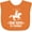 Orange, variant on Inktastic Team Roper in Training Cowboy Boys Baby Bib