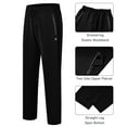 thumbnail image 5 of MoFiz Men's Long Sleeve Tracksuits Set Zipper Running Sports Set 2 Pieces with Pockets, 5 of 5