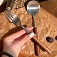 thumbnail image 3 of Homelife Stainless Steel Fork Spoon Kids Utensil BPA Free ABS Handle Cutlery for Home Hotel Kitchen Dining Parties Picnics Camping Wedding Receptions, 3 of 13