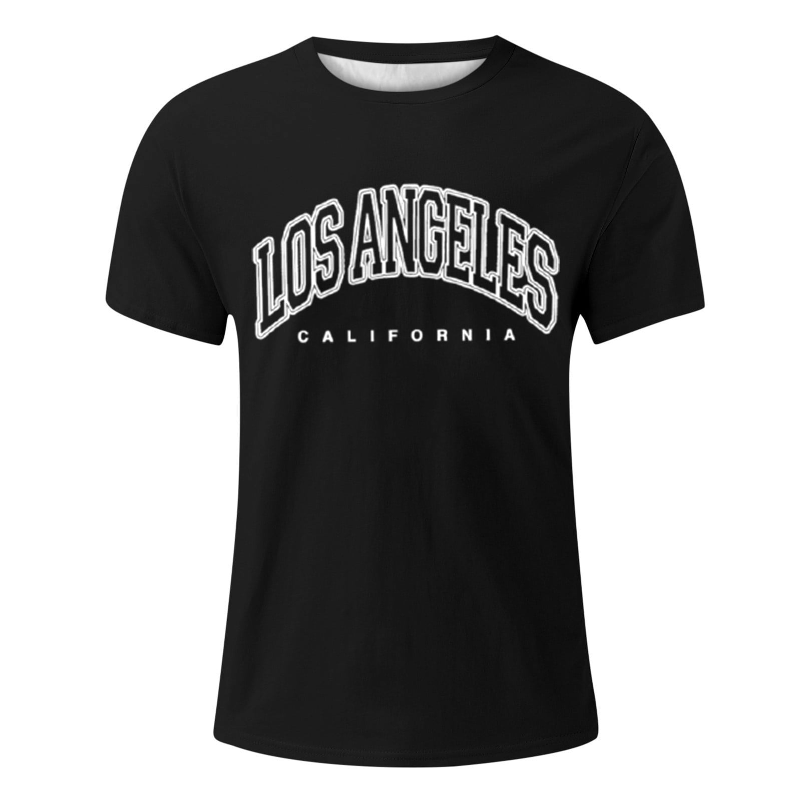 T-shirt Homme été Imprimé Petit Arbre | Manches Courtes, Col Rond, Polyester, Style Décontracté Plage