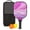 Black-1, variant on Pickleball Paddles Set Of 1, Fiberglass Surface, Liquid & Marble Print, 1 Paddles, 2 Balls & Bag