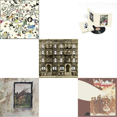 Led Zeppelin Iii (Remastered Original/180G) & Led Zeppelin Iv & Physical Graffiti (2015 Remaster) & Presence & Led Zeppelin Ii (180G/Remastered) [LP Vinyl Bundle]