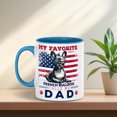 thumbnail image 5 of My Favorite French Bulldog Calls Me Dad. Happy Father's Day 11oz Accent Two-tone Mug Dog Lover Gifts Coffee Tea Cup - 00005, 5 of 5