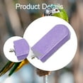 thumbnail image 6 of Dualoai Bird Perch Platform Beak Grinding Stone Bird Nail Trims Hamster Parrot Stand Violet, 6 of 9