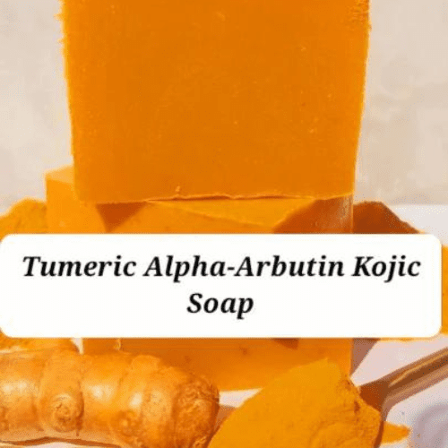 Turmeric Alpha Arbutin Kojic Soap Made in USA Face Body Inner thigh