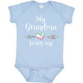 thumbnail image 3 of Inktastic My Grandma Loves Me Heart Grandchild Boys or Girls Baby Bodysuit, 3 of 5