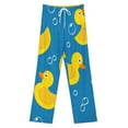 thumbnail image 3 of Bunch of Rubber Ducks Pajamas For Women Loose Retro Night Pajama Pants Comfortable Sleepwear Bottoms Homewear, 3 of 6