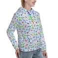 thumbnail image 6 of Wukai Cartoon Animals Print Womens Hoodies Fleece Sweatshirts Long Sleeve Sweaters Pullover Fall Outfits Winter Clothes-Small, 6 of 7