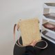 thumbnail image 3 of Bolsa de hombro tejido de paja para mujer, de mano pequeño para vacaciones en la playa y verano para mujer Ndcxsfigh Para Estrenar, 3 of 9