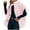 Pink Vest, variant on Htigea Womens Fleece Vest Casual Sleeveless Jackets Sherpa Button Down Stand Collar Coats with Pockets White S