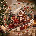 thumbnail image 2 of Christmas Pearl Diamond Art Suncatcher, Christmas Pearl Art Kit for Adults, 7.87in DIY Diamond Suncatcher Art Kit, Christmas Holiday Hanging Ornament, 2 of 6