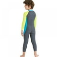 thumbnail image 5 of UP TO 15% OFF! Full Body Wetsuit Kids Thermal Swimsuit for Girls Boys Surf Suit Neoprene 2.5MM, Teens Youth Wetsuits Long Sleeve Child Diving Suits, Gray, XXL, 5 of 12