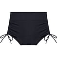 thumbnail image 6 of Minjewel Women's Leakproof High Waist Swim Trunks, Period Bikini Bottom Absorbent Swimwear for Teens, Bathing Suit,Black L, 6 of 6