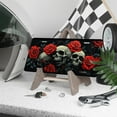 thumbnail image 3 of Skulls and Roses Front License Plate, Metal License Plate, Funny Standard Plates Personalized Novelty Decorative For Men/Women/Boys/Girls Car 6×12 Inch, 3 of 6