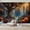 Color 1, variant on Wallpaper Magical Forest Glowing Lights Vibrant Flowers Fantasy Woodland Peel and Stick Wall Murals 69"H x 96"W Removable PVC Wall Paper Self-Adhesive Wall Paintings Art for Bedroom Living Room