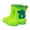 Green, variant on eczipvz Rain Boots for Toddlers Toddler Rain Boots Waterproof, Baby Kids Short Rubber Rain Shoes with Pattern Lightweight for Boys Girls Yellow,4