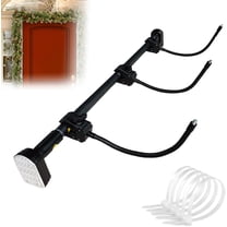 Garland Hanger for Door Frame, Adjustable Fits 18"- 67" Doors, Front Door Garland Hanger for Holiday Decor Holds Wreaths, Lights, No Screws, Drilling, Glue-Damage-Free (Medium)