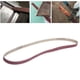 thumbnail image 4 of 10 piezas de banda de lijado, banda de lijado de óxido de aluminio Papel de lija premium 533 x 9 mm Correa de banda abrasiva para lijadora(180#), 4 of 8