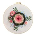 thumbnail image 3 of Kits Bordado Punto Cruzado Flores Con Hilo Color Tela Aro, 3 of 8