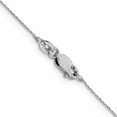 thumbnail image 3 of Sterling Silver .6mm Oval Box Chain (22 X 0.6) Made In India qpe49-22, 3 of 5