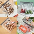 thumbnail image 2 of 20pcs Vacuum Food Storage Bags With 3 Sizes Vacuum Food Bags, 1 Hand Pump And 4 Sealing Clips, For Food Storage Cooking Keep Food Fresh For Long Time, Home Kitchen Supplies, 2 of 15