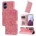 thumbnail image 1 of Funda tipo cartera GANGXUN para OPPO Reno 8Z , diseño girasol, cuero PU, soporte, cierre magnético, tarjetero, 1 of 5