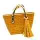 thumbnail image 5 of Bolso de mano para figuras de acción a escala 1:6 de 12 pulgadas, bolso de moda para mujer soldado con borlas. amarillo, 5 of 9