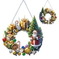 thumbnail image 1 of Kit Arte Diamante 5D DIY Puntos Navidad Forma Especial Muñeco Nieve para Ventanas Jardín, 1 of 9