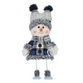 thumbnail image 6 of Eosunjian Christmas Snowman Doll Plush Toy Stuffed Snowman Figurine Xmas Ornaments for Home Decorations Tabletop Centerpieces Fireplace Party, 6 of 13