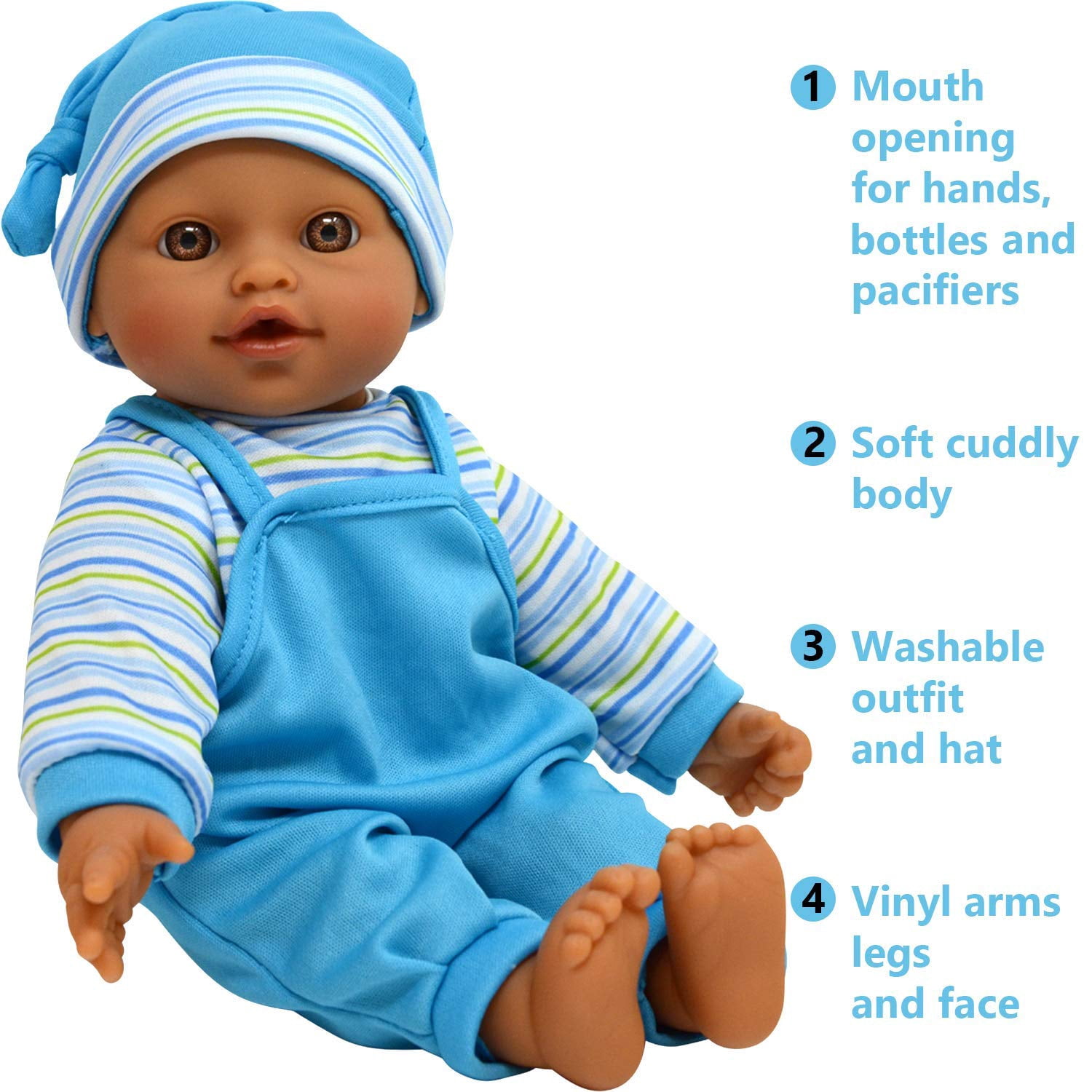 The New York Doll Collection Sweet Hispanic Twin Dolls Play Baby Dolls for Kids