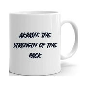 Akbash: The Strength Of The Pack Slasher Style Ceramic Dishwasher And Microwave Safe Mug By Undefined Gifts